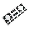 Set de Pegatinas para Reparación de Botones Dañados Adecuado para Audi A4 B6 B7/A6/A2 A3 Pegatina de Coche J135