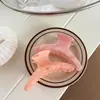 Pinza para el Cabello de Acetato Rosa Degradado Estilo Hada Coreano, Suave, con Textura Degradada Transparente, Pinza de Tiburón Grande, Disponible en Dos Combinaciones de Color