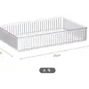 Conjunto de Caixas Organizadoras de Mesa com Divisórias de Gaveta em Acrílico Transparente para Armazenamento e Organização de Cosméticos