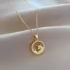 [Acero de Titanio] Collar de Unicornio con Circonita de Lujo Elegante Full-Diamond para Mujer Cadena Versátil para Clavícula Cadena de Acero de Titanio