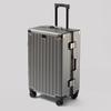 Maleta de Cabina de 20 pulgadas Maleta con Ruedas para Hombre Marco de Aluminio Equipaje de PC Bolsa de Gran Capacidad de 26 pulgadas Maleta de Viaje para Mujer Maleta de Cuero Equipaje