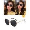 Gafas de Sol Estilo Nuevo 2024 para Mujer, Gama Alta, Gafas de Sol Anti-UV para Conducir, Rostro Grande, Aspecto Adelgazante y Miopía