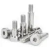 Tornillos de Inserción de Acero Inoxidable 304 con Superficie Lisa y Cabeza Hexagonal, Tornillos de Hombro con Rosca Parcial y Tornillos y Tornillos de Posicionamiento de Límite Alto M2M3M4