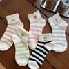 Nuevos Calcetines Cortos para Mujer Estilo Japonés de Oso Lindo, Delgados para Primavera y Verano, Bajos, Transpirables, Anti-Olor, Versátiles, Antideslizantes, Tipo Mocasín, Venta al por Mayor