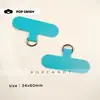 DIY Hebilla de Tela Oxford Colorida Almohadilla Correa para Teléfono Clip Antiperdida Inserto Adhesivo Trasero Hebilla Almohadilla para Teléfono