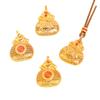 Mini Yang con fuerte retención de color oro arena vietnamita tallado hueco nuevo estilo chino colgante para bolso accesorios DIY cadena para suéter mujeres