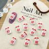 Accesorios para Nail Art de Año Nuevo Mixtos Tridimensionales de Dibujos Animados Pequeño Dios de la Riqueza Accesorios de Resina Lindos Pequeños Aretes Yuanbao Accesorios para Nail Art