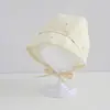 Chapéu Colorido de Bolinhas para Bebê Menino com Aba Larga, Chapéu de Proteção para Primavera e Outono, Proteção para Orelhas, Chapéu de Sol