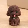Fabricantes que venden micro paisajismo de cachorros de cuatro colores, resina, simulación creativa, perro de dibujos animados, decoraciones de jardinería, al por mayor