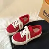 Zapatos de lona retro de nicho súper populares, nueva colección primavera/otoño 2026, zapatillas blancas de moda y con estilo, modernas y cómodas