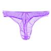 Ye Zimei ropa interior sexy una generación de tanga para hombre ultrafina gasa transparente sexy perspectiva pantalones T 4136