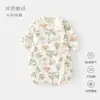 Saco de dormir de doble capa para bebé Primavera y Otoño Algodón Puro Forma de U Pijamas para niños Recién nacido Tipo cremallera Manta multifuncional anti-patadas
