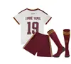 26-27 Espanha Fora Nº. Uniforme de Futebol da Seleção Nacional 19 Camisa Infantil Tamanho 14-30