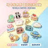 Ímã de geladeira acrílico fofo DIY personalizado criativo desenho animado ponto turístico lembrancinhas culturais e criativas pequenos presentes