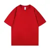 Nova Camiseta Casual de Algodão de Manga Curta para Mulheres de Verão, Gola Redonda, Manga Meia-manga, Cor Sólida, Top Solto, Roupas Casuais para Casais
