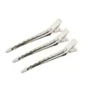 Grampo para raiz de cabelo grampo solto grampo sem costura franja grampo de posicionamento bico de pato grampo de modelagem para maquiador conjunto de 9cm com oito furos