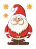 Suministros para Decoración Navideña Decoración de Dibujos Animados Pegatinas Electrostáticas de PVC sin Pegamento Pegatinas Estáticas Navideñas Venta al por Mayor