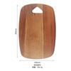 Bandeja para Pasteles de Madera de Acacia, Plato Rectangular para Frutas, Plato Redondo, Bandeja de Té de Madera, Tabla de Cortar para Restaurante, Postre Estilo Chino Nuevo