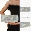 Bolso de Mano de Celebridad de Moda Transfronterizo con Brillantes Pedrería de Cristal, Bolso Versátil para Vestido, Bolso de Mano para Mujer, Venta al por Mayor de Fábrica
