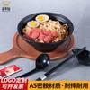 Vajilla de melamina tazón para fideos porcelana comercial similar plástico negro polvo de caracol fideos de arroz tazón grande para sopa tazón especial para restaurante de fideos picantes