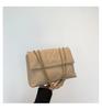 Bolso de Cadena Lingge para Mujer 2024 Nuevo Gran Capacidad PU Suave Casual Bolso Cuadrado Pequeño Simple Para Combinar con Todo Bolso de Viaje para Mujer