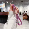 Estilo Minimalista Hecho a Mano Cuerda Trenzada Bloques de Color Correa Llavero Funda de Teléfono Correa de Muñeca Portátil Accesorio de Nicho de Moda DIY