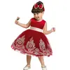 2026 Nuevo Vestido de Pasarela para Niñas de Amazon Vestido de Princesa Infantil Ropa Infantil Bordada para Halloween Vestido Tutú