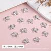 Joyería para Uñas de Aleación Transfronteriza Moño Incrustado de Circonita con Diamantes Uñas Terminadas Uñas Portátiles Joyería de Diamantes para Uñas Accesorios para Uñas de Arte Fábrica