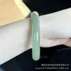 Pulsera de Jade Aventurina para Mujer, Pulsera de Jade Verde Claro, Jade Hetian Verde Aceite Verde, Color Esmeralda, Regalo, Círculo Completo, Jade Natural