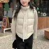 Chaqueta Corta de Algodón con Cuello Alto, Tejido de Punto Holgado, Patchwork, Estilo Coreano de Invierno, Chaqueta Abrigo de Algodón Cálida para Mujer, Persona Pequeña, Chaqueta Acolchada de Algodón a la Moda
