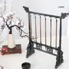 Decoraciones de Escena Estilo Antiguo, Accesorios de Fotografía de Caligrafía, Artefactos de Jade, Montaje para Fotografía de Transmisiones en Vivo y Videos Cortos, Flores de Ciruelo