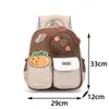 Mochila Infantil Transfronteriza Capibara Modelo Nuevo Niños y Niñas Guardería Mochila Escolar Versátil Protectora de Columna Mochila para Bebé Moderna