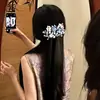 Pinza para el pelo de Aliento de Bebé del Mismo Estilo de la Hermana Hada Liu Yifei, Pinza Lateral de Flor Artificial, Pinza para el Pelo de Sesión de Fotos de Novia, Pinza Lateral