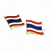 Tailandia Insignia de Bandera de Metal Broche Insignia Joyería Insignia de Pin de Solapa de la Bandera de Tailandia