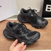 Otoño 2024 Nuevos Zapatos Casuales con Plataforma para Aumentar la Altura, Combinables, Modernos, Tipo Stapler, Old Daddy Shoes, Zapatos de Pareja para Hombres y Mujeres