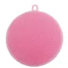 Cepillo Especial para Lavar Ollas de Cocina Antiadherente en Stock Cepillo de Silicona para Lavar Platos Cepillo Limpiador de Ollas Botellas Vasos