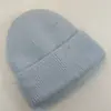 Gorro de Punto Mezclado con Pelo de Conejo Nuevo para Otoño e Invierno, Gorro de Lana de Moda Versátil para Circunferencia de Cabeza Grande con Protección para los Oídos, Versión Coreana para Circunferencia de Cabeza Grande