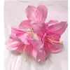 Flor de Atmósfera Azul Lirio Pasador de Cabello Súper Hada Hermoso Pinza Pinza Grande de Lirio Pinza para el Cabello Adorno para la Cabeza