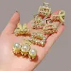 Grampo de Cabelo com Strass e Pérolas, Presilha Pequena e Delicada, Mini Presilha de Garra para a Parte de Trás da Cabeça, Acessório de Cabelo da Moda, Novo Modelo 2026