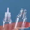 Botella de Plástico Transparente de Boca Ancha para Mascotas al por Mayor con Tapa de Rosca Pigmento Loción para Lavado de Ojos Agua de Maquillaje Embalaje Botella Exprimidora