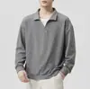 Sudadera de Lana de Oveja Estilo Dinero Viejo Falsa de Dos Piezas Cuello de Gaviota para Hombre, Otoño 2026 Nueva Casual Versátil Manga Larga