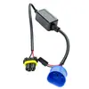Kit universal de doble luz 12-24V transfronterizo uno a uno para luz alta y baja con lente de luz telescópica y luz variable, No. 6 línea a una cara