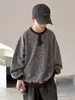 Sudadera de rayas para niño, nuevo modelo primavera y otoño 2026, camiseta básica de otoño para niños, top holgado para niños mayores, venta al por mayor de ropa infantil