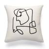 Funda de almohada nórdica estilo ins pata de gallo con penachos bordada sala de estar sofá almohada habitación modelo cama almohada cojín