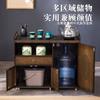 Novo Armário de Chá Estilo Chinês Mesa de Chá Doméstica Mesa de Café Removível Madeira Não Sólida Carrinho de Chá Pequena Mesa de Chá para Casa Nova para Alugar