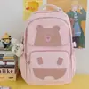 Nueva mochila de estilo universitario de alta apariencia transfronteriza para estudiantes de primaria y secundaria, mochila de gran capacidad para niñas
