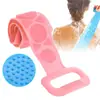 Nuevo Cepillo de Silicona Masajeador de Espalda Esponja Exfoliante Cepillo de Baño para Ducha Cepillo Exfoliante Corporal Eliminación de Exfoliante Esponja de Baño