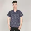 Ropa estampada multicolor para lavar a mano para hombres y mujeres, batas quirúrgicas de manga corta, ropa interior para personal médico, uniformes de enfermería de comercio exterior