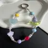 Cadena para Teléfono de Caramelo Dulce Tulipán Corazón Accesorios para Bolso de Cámara Llavero Venta al por Mayor desde Fabricante