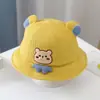 Gorro de Bebé Primavera y Otoño Delgado Gorro de Pescador para Bebé Otoño e Invierno Niños y Niñas Lindo Súper Lindo Sombrilla Gorro de Cubeta